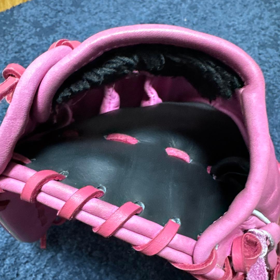 ZETT 硬式グローブ スペシャルオーダー　内野用　ピンク