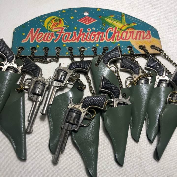 アンチモニー ミニチュアガン ヘッダー付き1ダース！ 1950年代？当時物