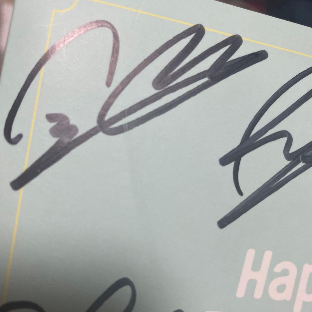 防弾少年団　バンタン　サイン　直筆　ポストカードセット