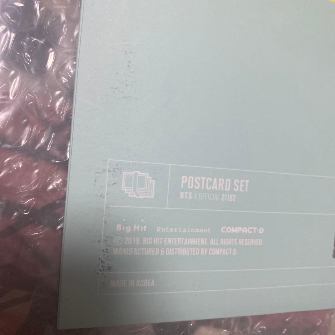 防弾少年団　バンタン　サイン　直筆　ポストカードセット