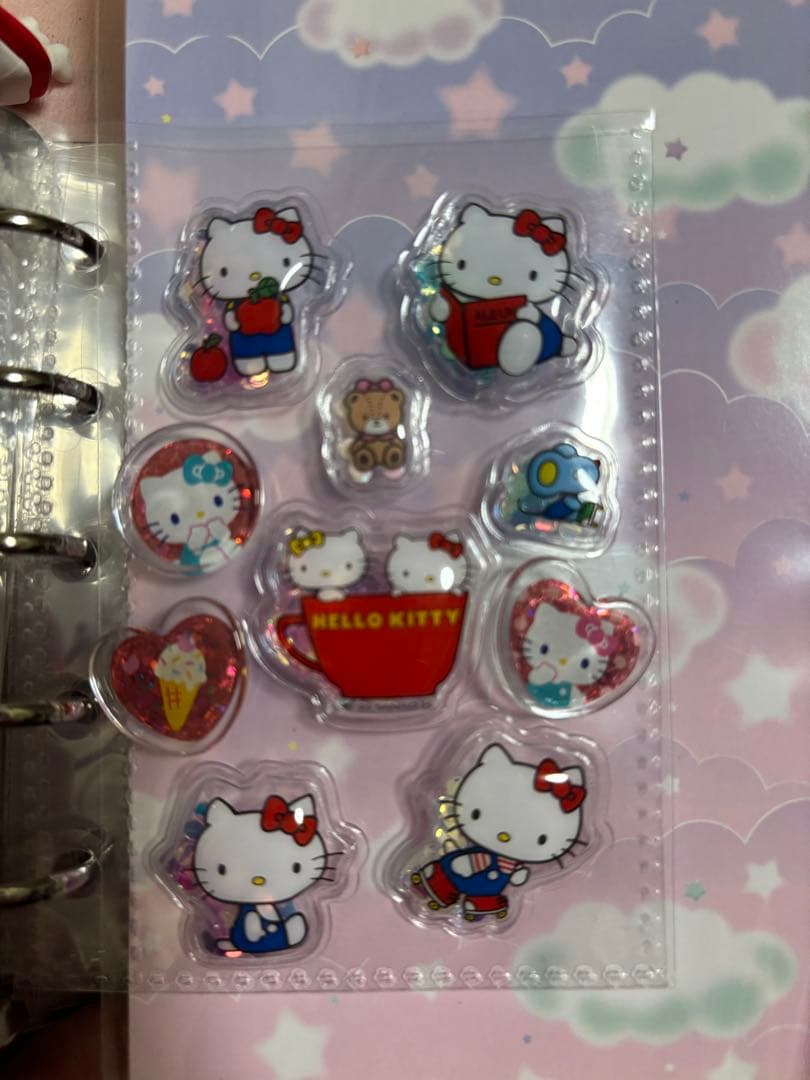 美品 シール帳 完成品 サンリオ ストーンシール ボンボンドロップシール2冊