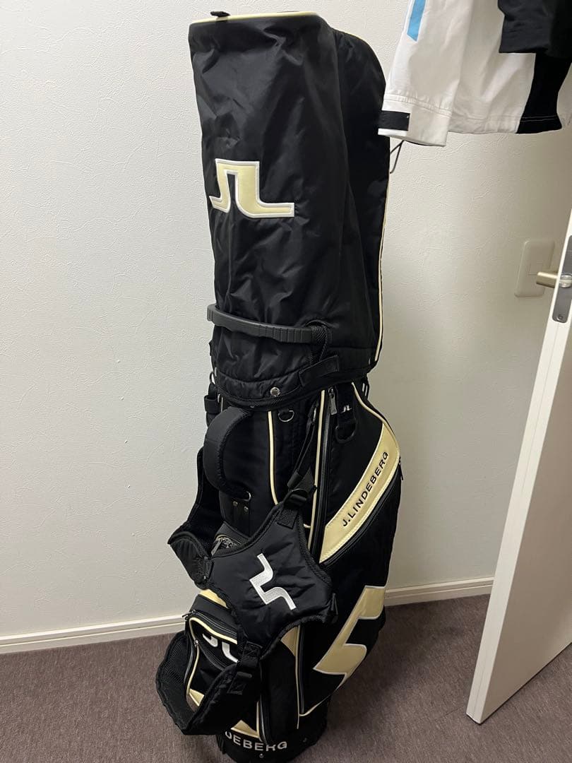 J.LINDEBERG キャディバッグ 黒/白