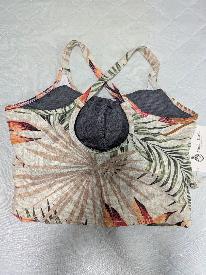 タイムセール♡新品タグ付【リンダワークス】花柄ヨガ上(P)下(М)コモレビ