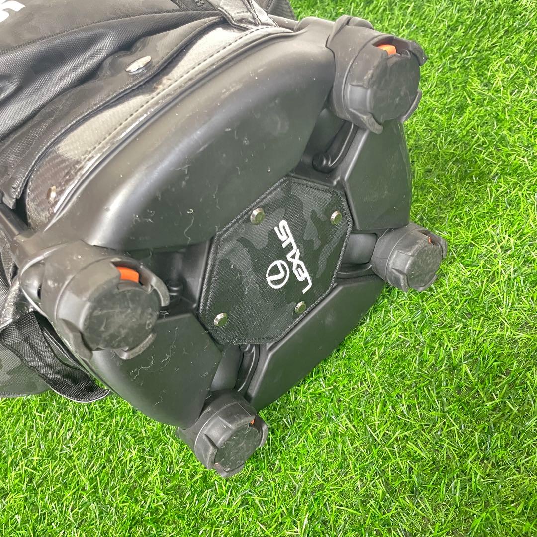 美品 LEXUS レクサス キャディバッグ ブラック カモフラージュ 6分割