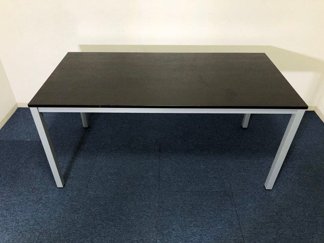 ミーティングテーブル OC-MTC1575-DB 脚部底アジャスター付きシンプル