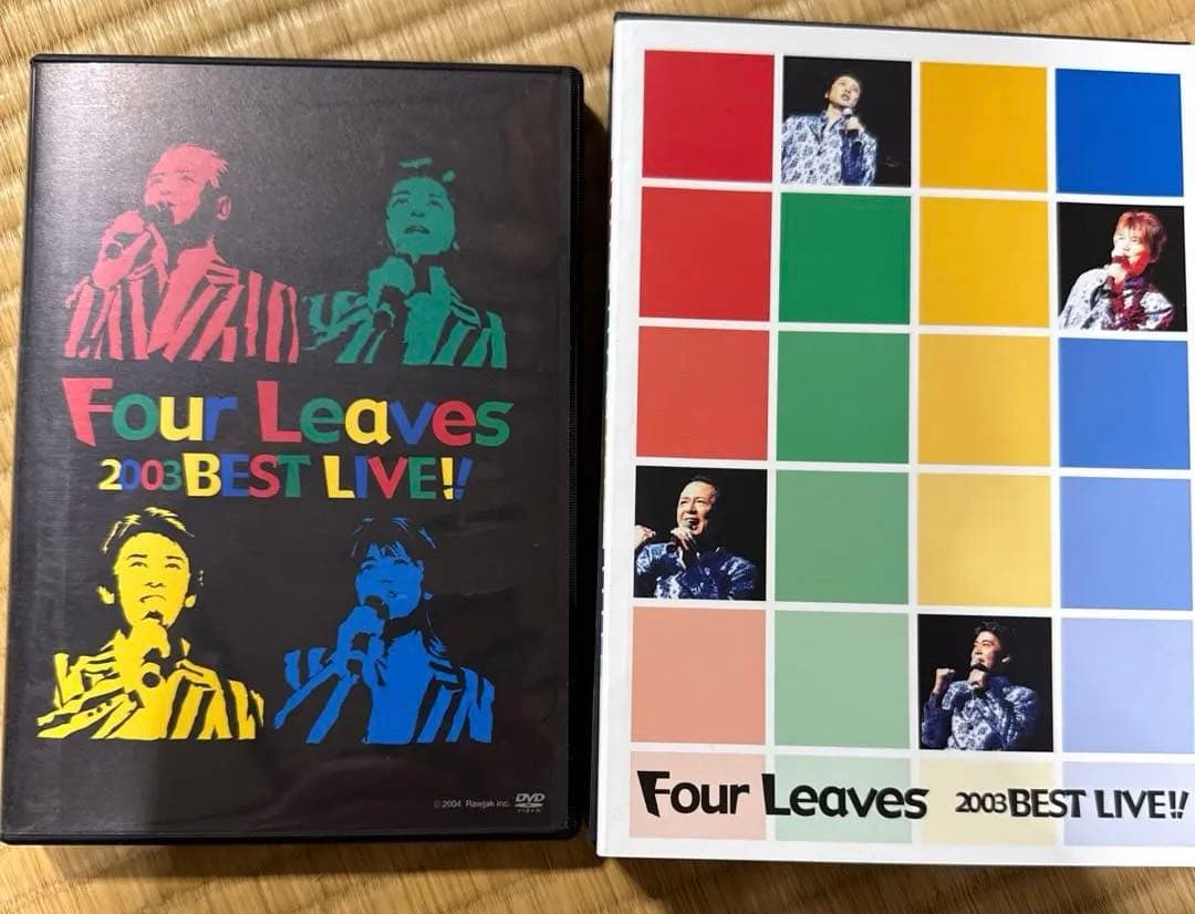 ミュージック Four Leaves 2003 BEST LIVE!! DVD