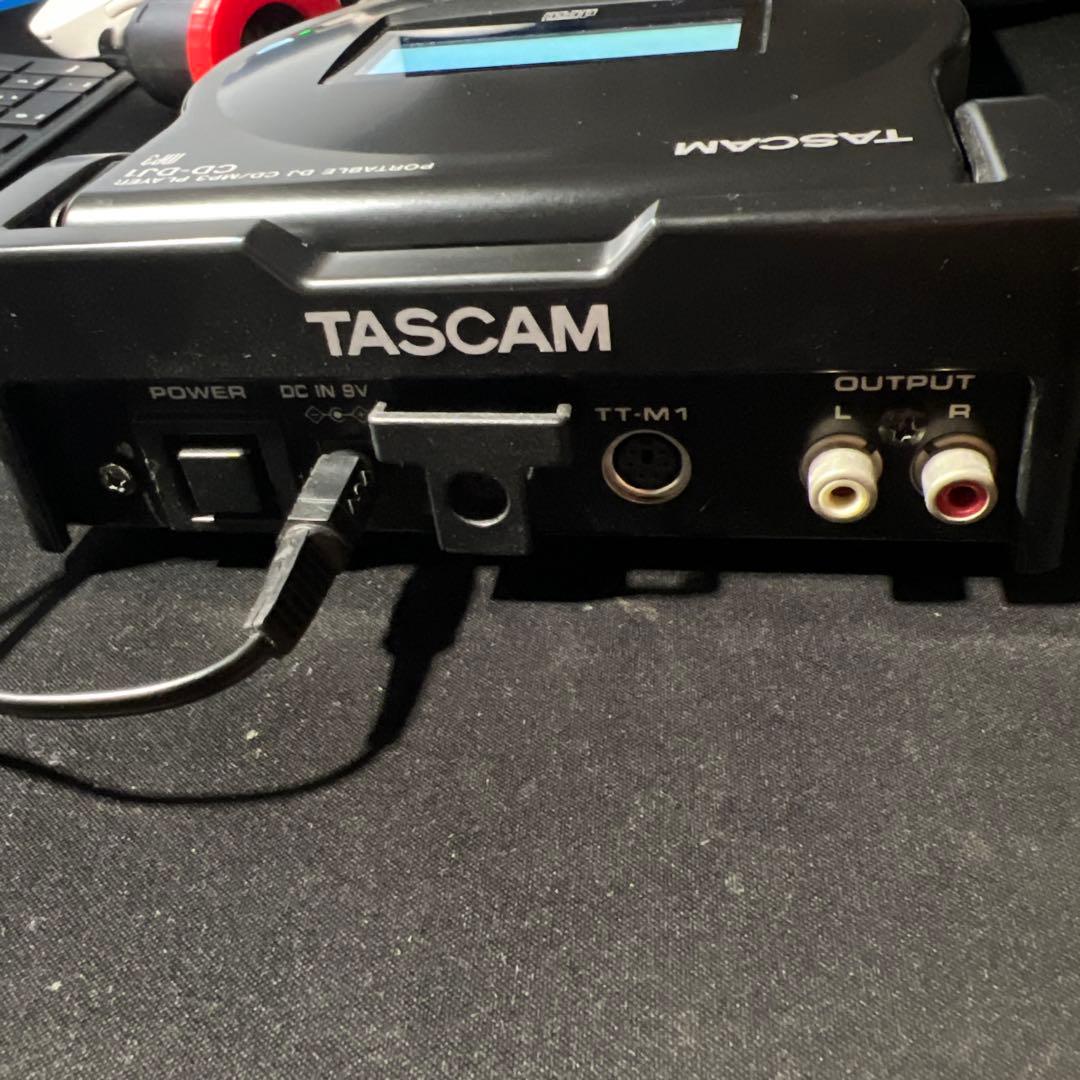 TASCAM CD-DJ1 CD/MP3プレーヤ- TT-M1　２台セット