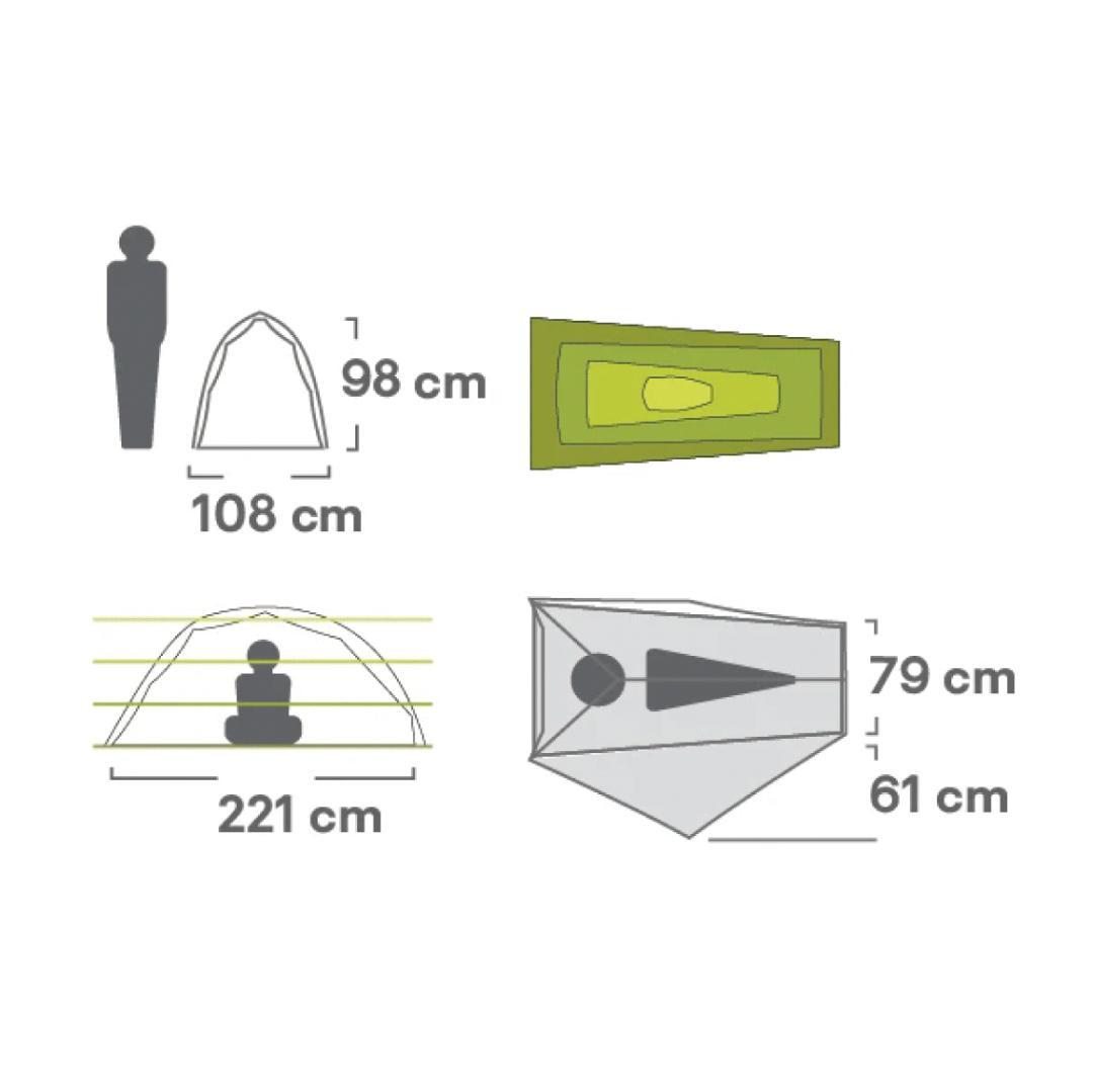 新品 未開封 NEMO ニーモ ホーネット オズモ 1P FP付き