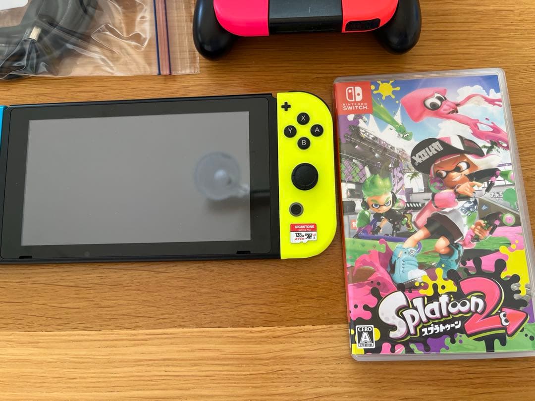 Nintendo Switch 本体 スプラトゥーン2、ジョイコン・S D付