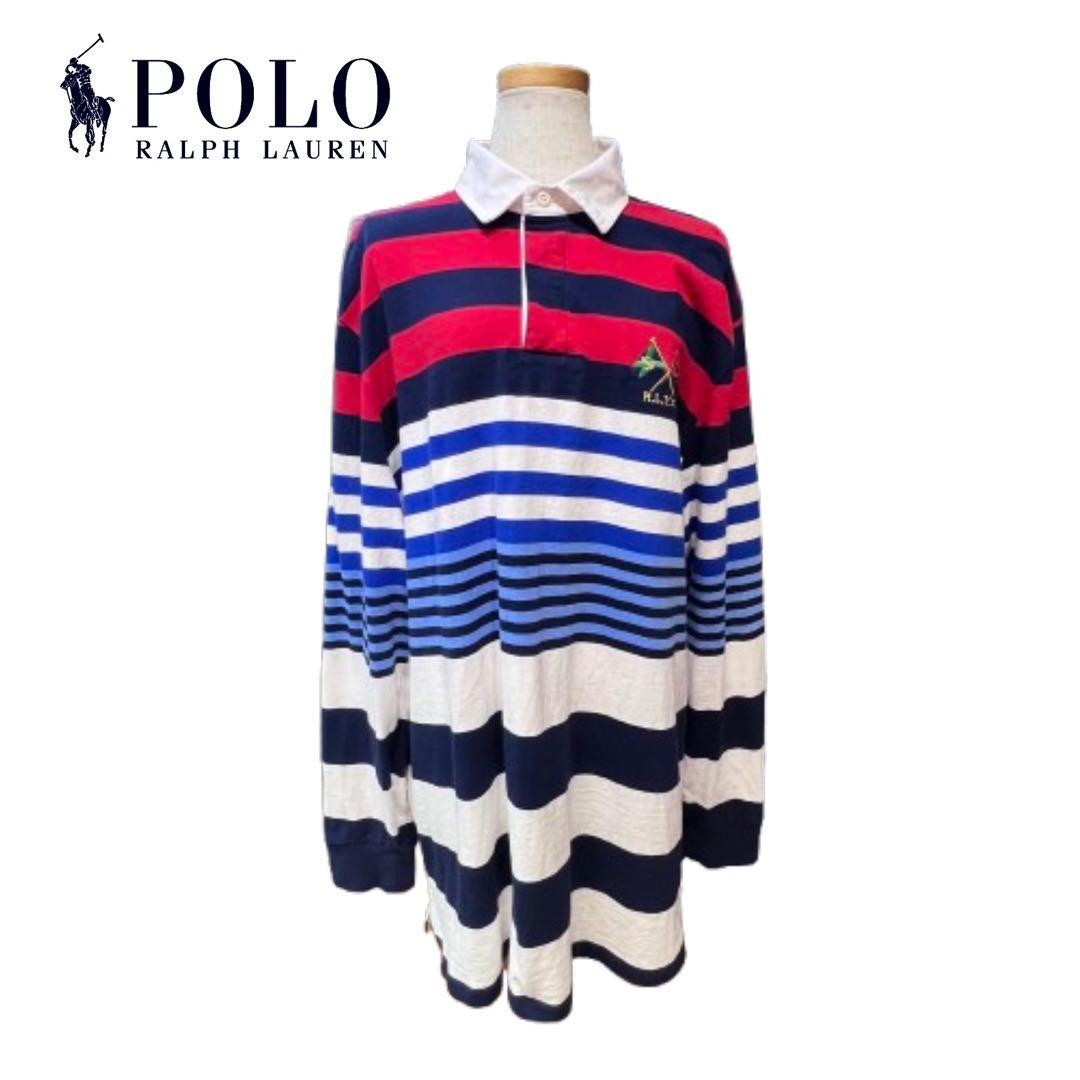 ビッグサイズPolo Ralph Laurenラガーシャツ ストライプmh800