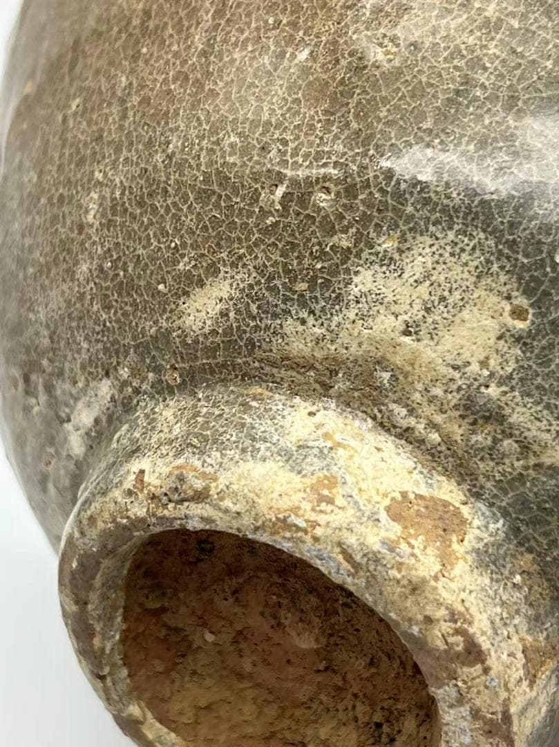 南北朝時代 青釉 越窯茶碗 刑窯茶盞 希少珍貴 茶道具　茶杯 盃 (A-90)