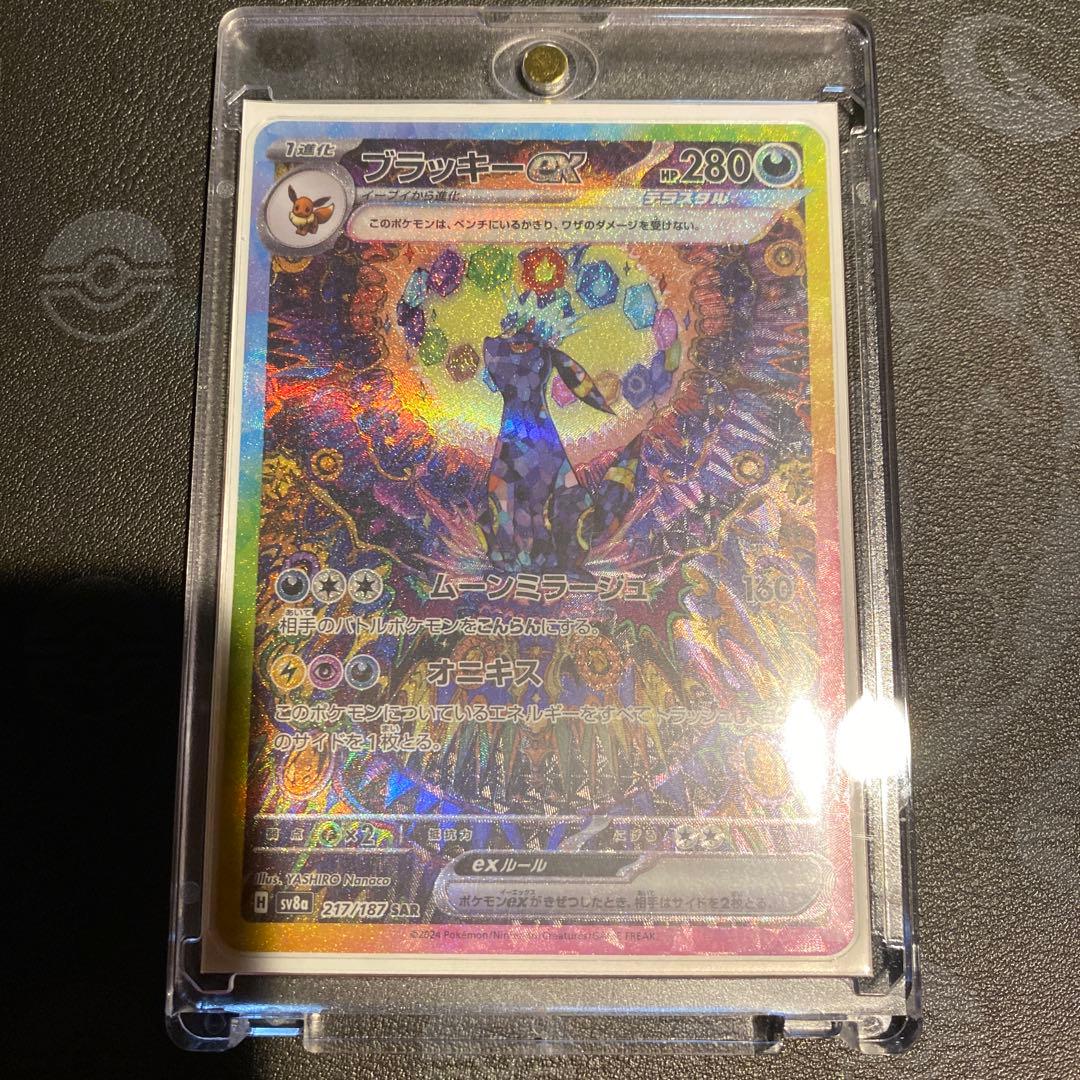 【高騰中！】【極美品】ブラッキーex SAR SV8a ex 217/187