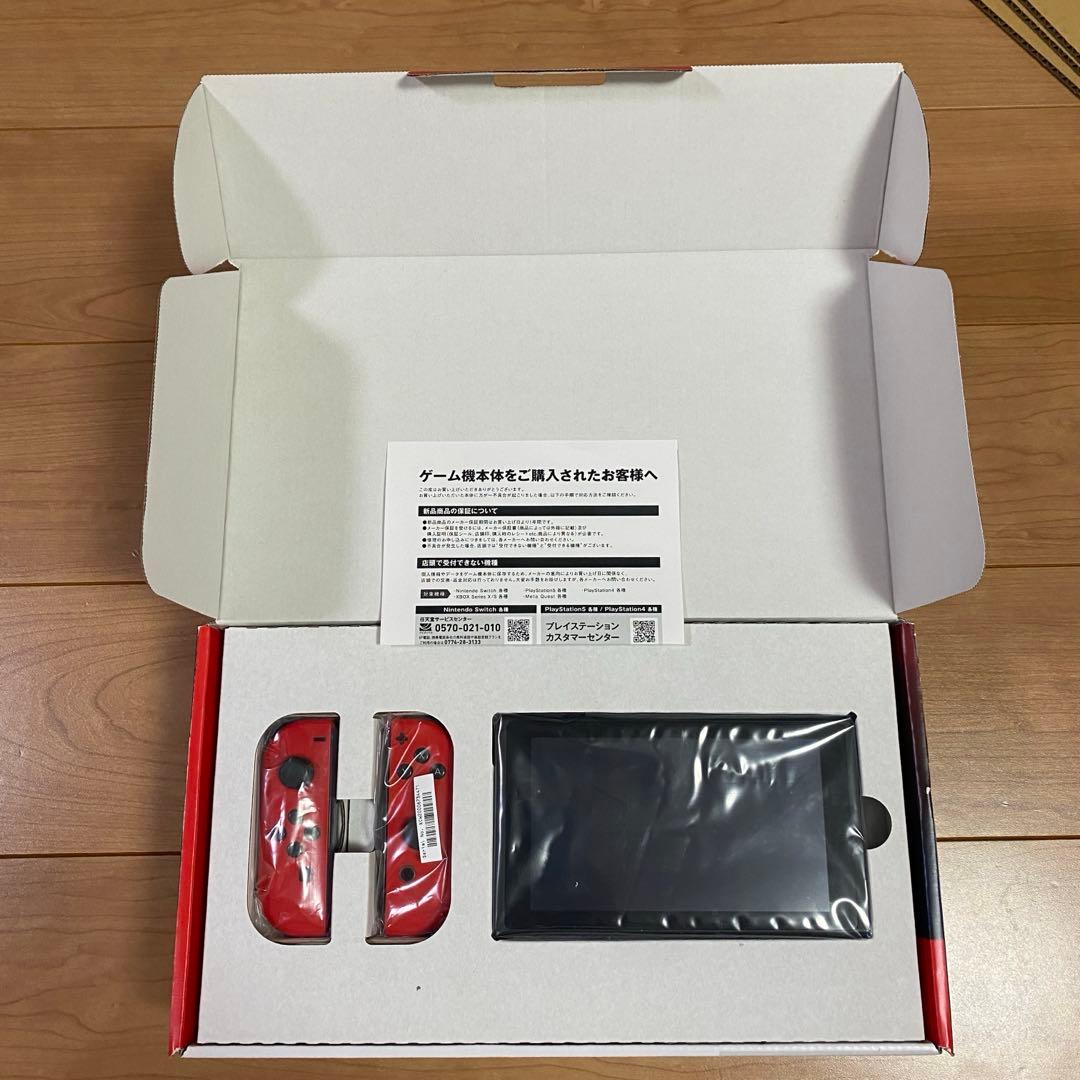 任天堂スイッチ本体 箱あり 動作OK ジョイコン赤赤