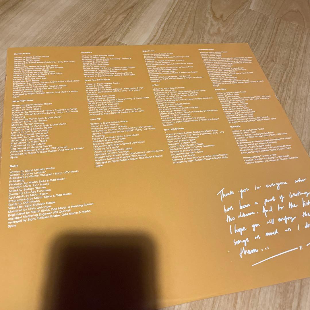 SIGRID / SUCKER PUNCH レアアルバム