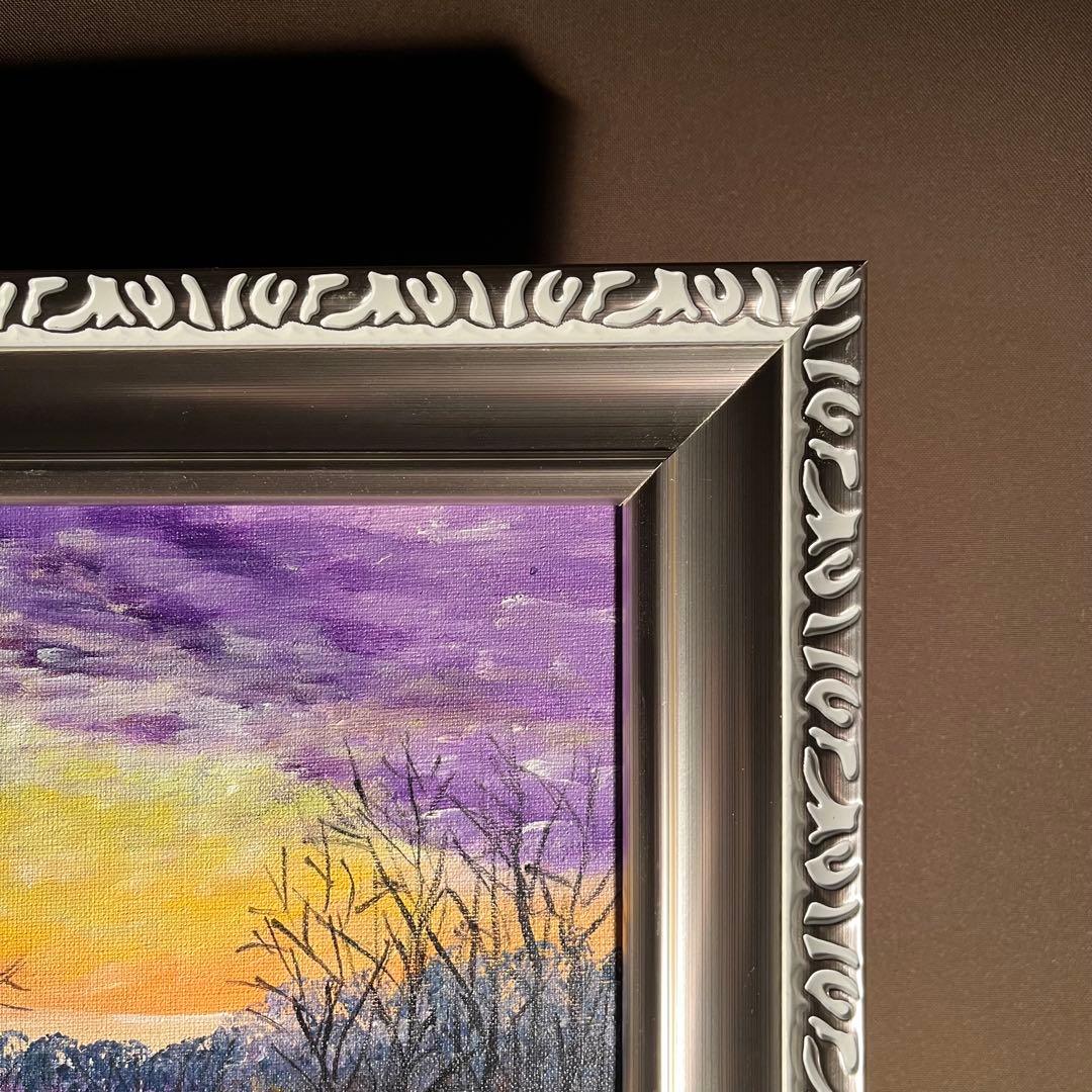 アサヒ 手書き油絵 花瓶の花 2点