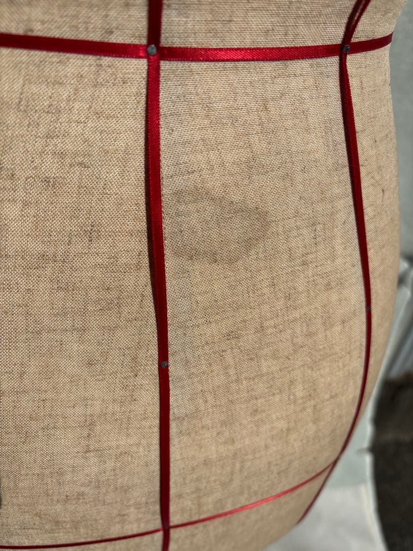 ボディーライン入り　トルソー　マネキン　洋装ソーイング布製スタンド付き針打てます