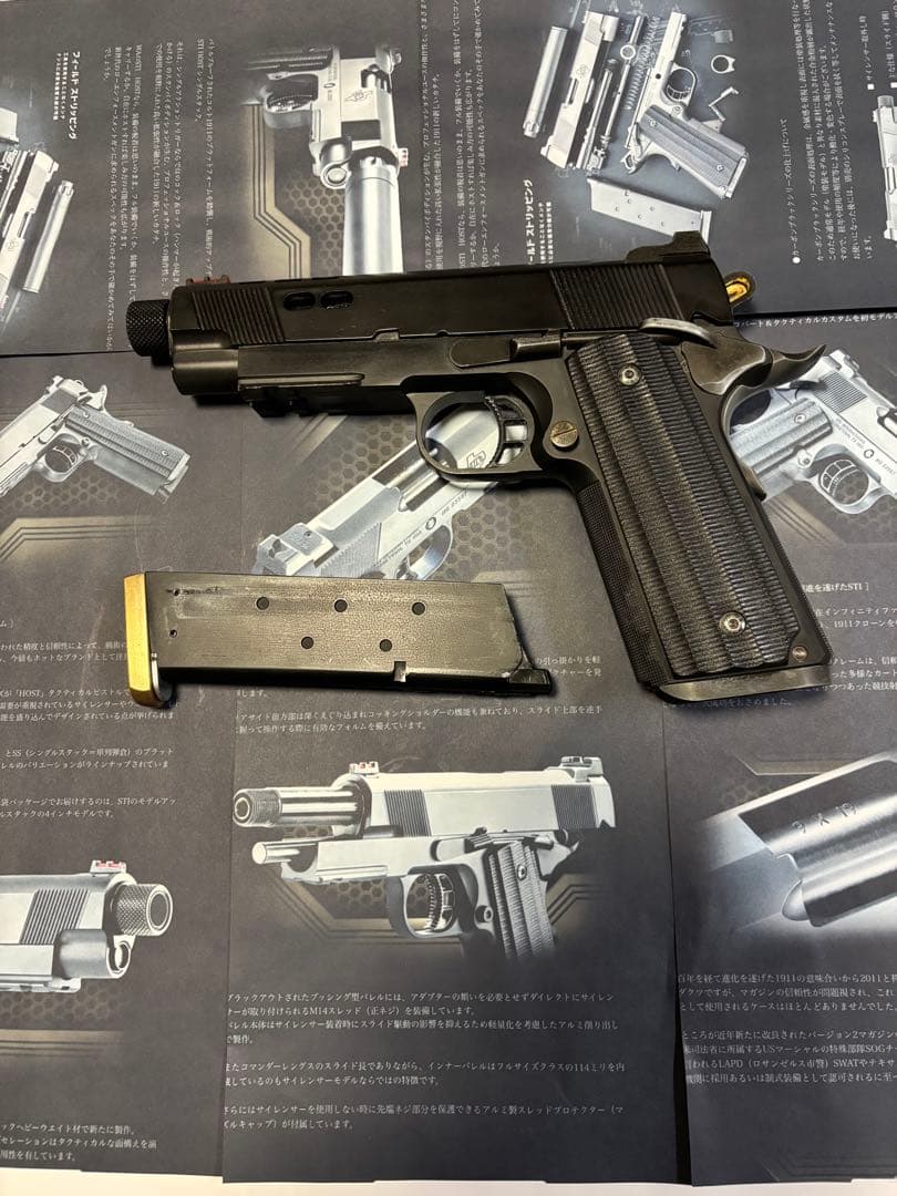 ガスガンwa STI HOST ss 4.0サイレンサーモデル