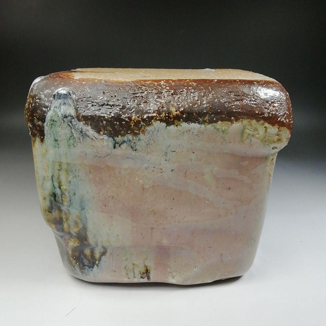 Ｔ８９３　水指　『萩焼』『吉田仙萩 造』　共箱　茶道具