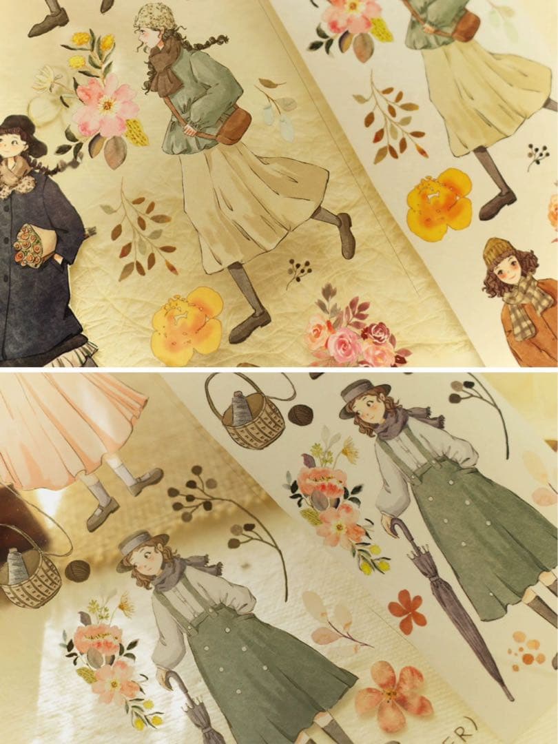 壹洱原创《暖冬》海外マスキングテープ　マステ 【1556】