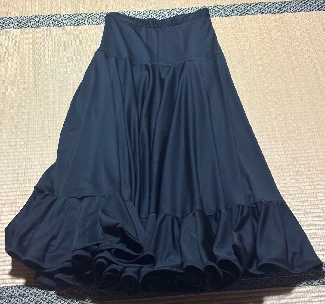 SAR IMPORT SHOP 黒 フラメンコ　フレアスカート Mサイズ