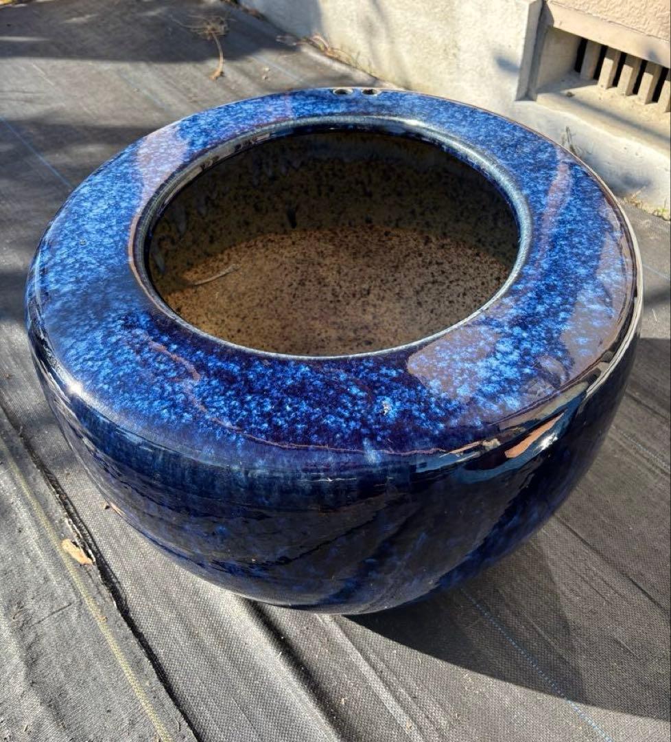 陶器　メダカ鉢・火鉢・花鉢