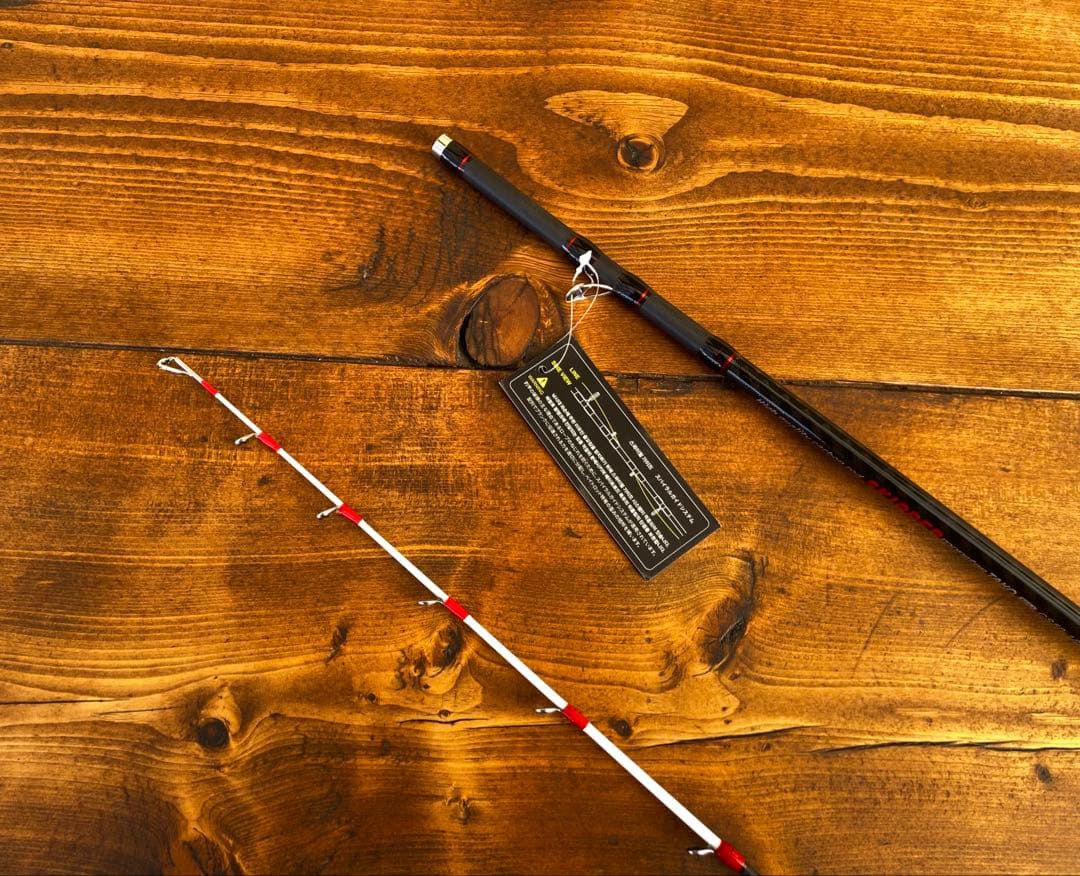 ジギングロッド　デジタルカウンター付きリール　イカメタル　スパイラル　右ハンドル