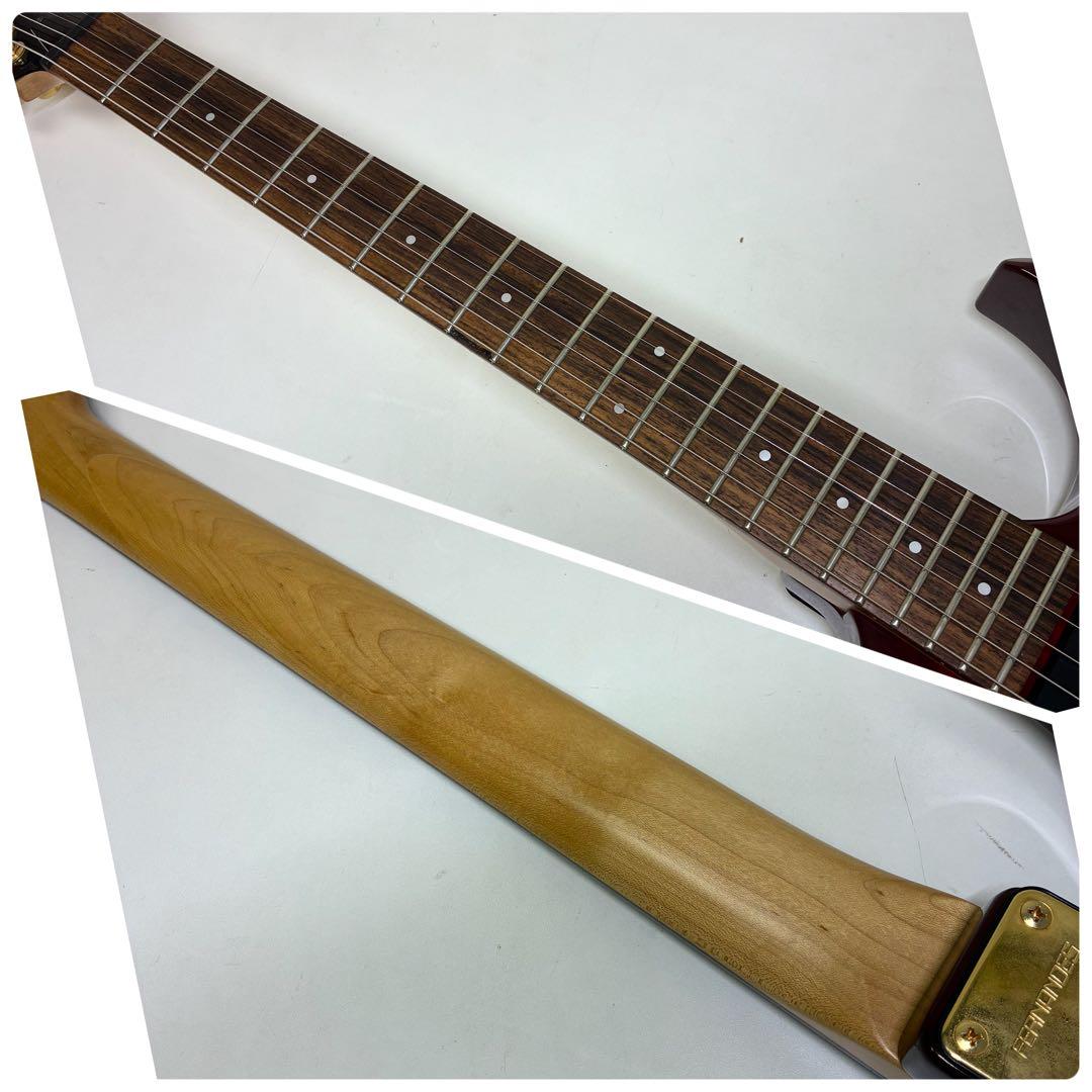 FERNANDES FGZ-420 キルトメイプルトップ 赤 エレキギター