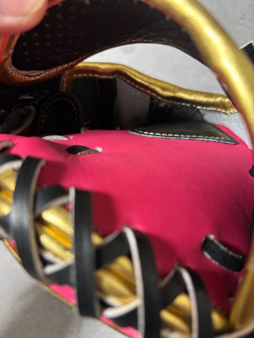 ☆2026 最新 要ミット軟式用キャッチャーミット 限定カラーKANAMEピンク