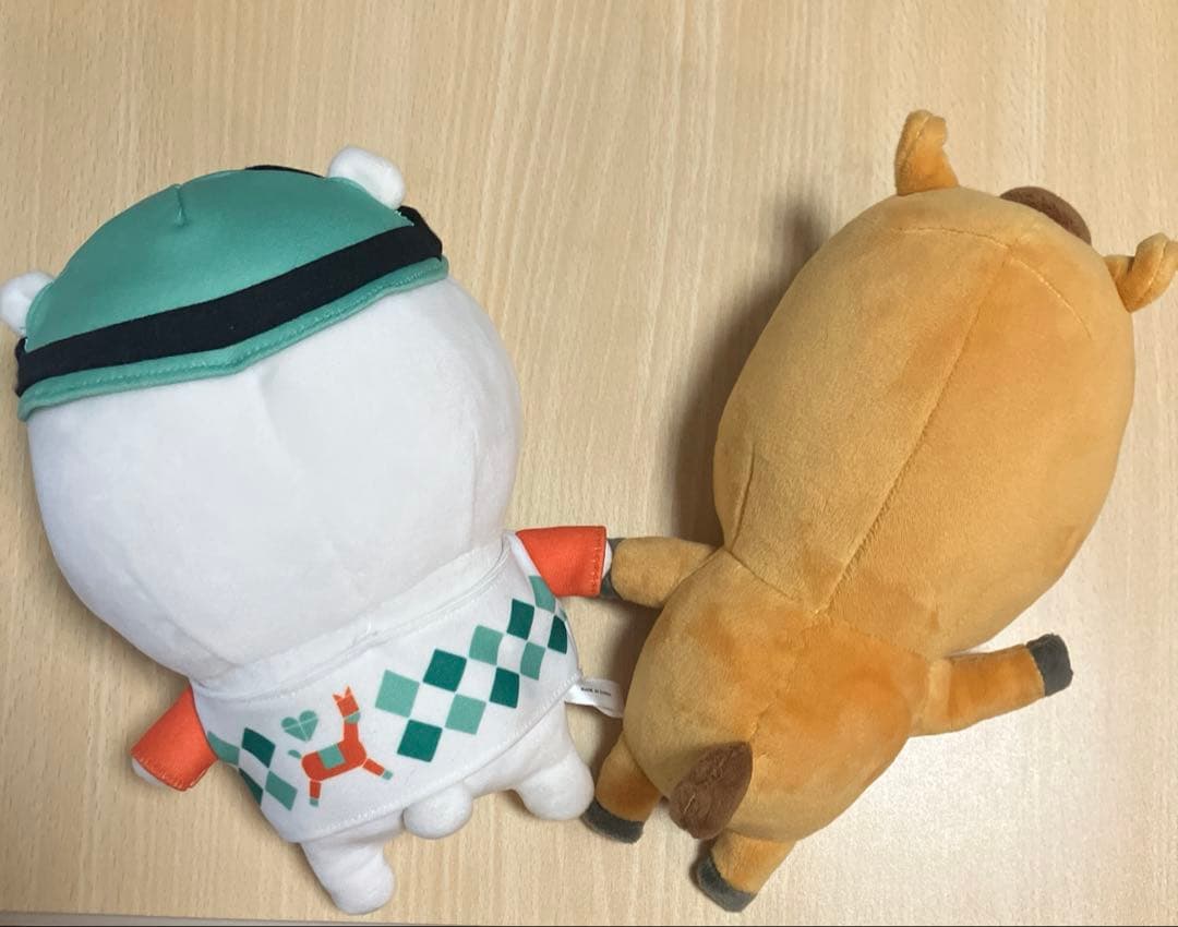 限定UMAJO柄勝負服 自分ツッコミくま+ナンカメチャハヤイ号 ぬいぐるみセット