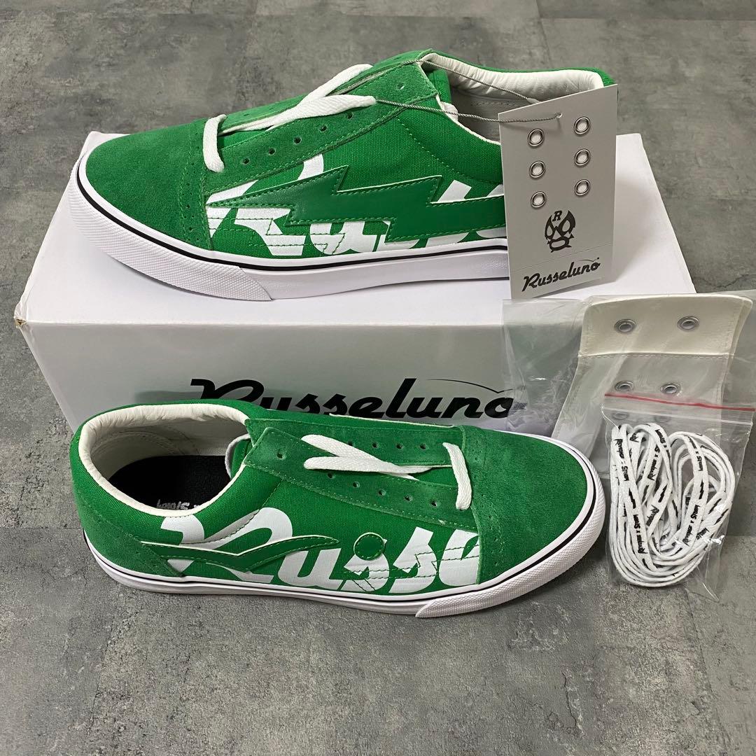【新品】Russelunoラッセルノ コラボ ゴルフシューズ　グリーン　27cm
