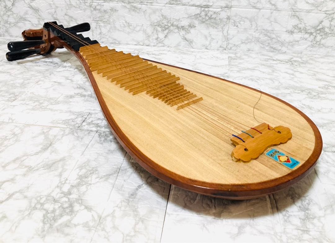 【希少 高級】中国琵琶 ピパ 牡丹牌 上海民族楽器一廠製