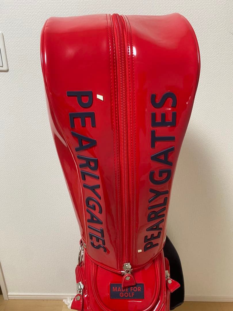 パーリーゲイツ　キャディ バッグ　　トーナメントモデル　赤　レッド　ツアー