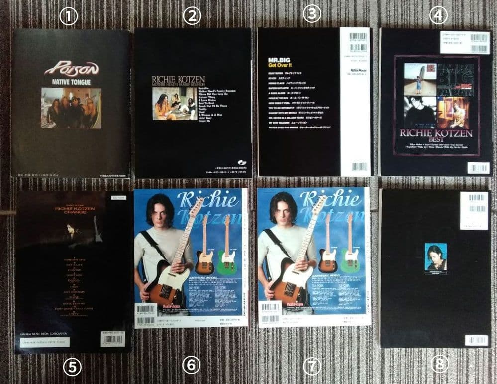 ポイズン スコア リッチー・コッツェン 楽譜 Richie Kotzen TAB