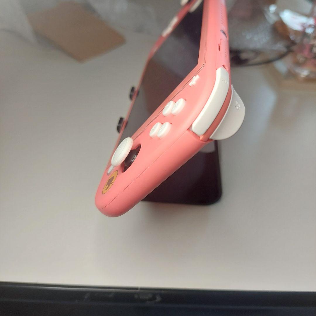 【動作品】スイッチライト本体 どうぶつの森 しずえモデル