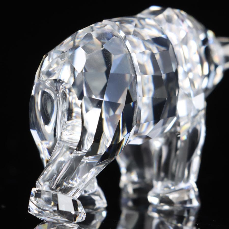 Y2435-9 スワロフスキー クリスタル マザーベア オブジェ