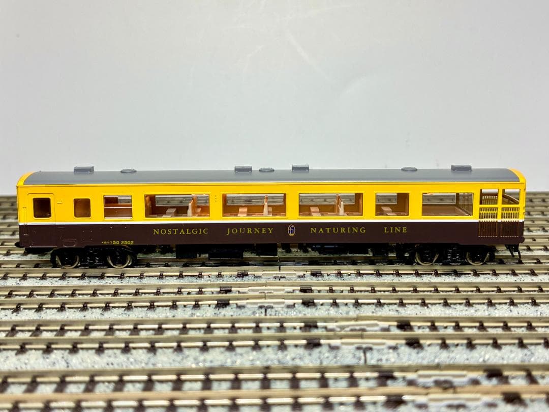 絶版・希少品『ノスタルジックビュートレイン4両セット』室内灯・TNカプラー装備