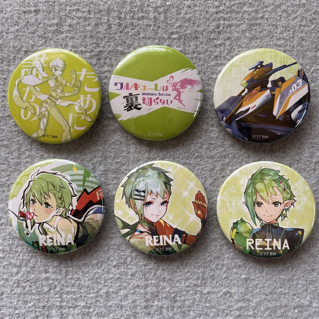 マクロスΔ ワルキューレは裏切らない 会場限定 缶バッジ