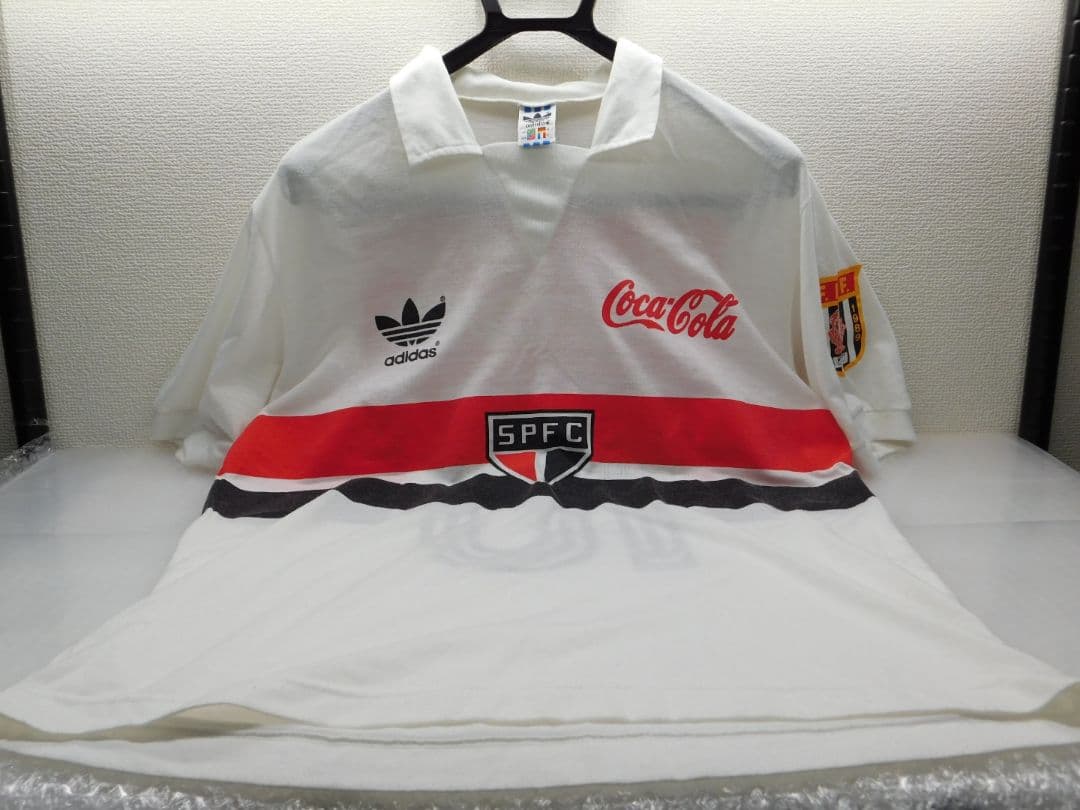 1990 SPFC adidas＆Coca-Colaバージョン公式戦使用品　本物