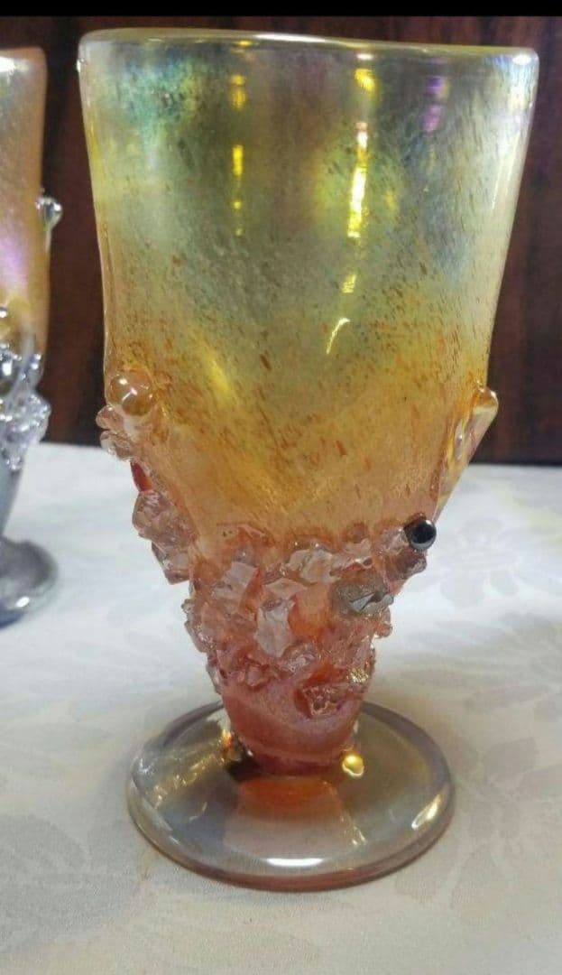 The Glass Studio in Otaruの手作りガラス三点です