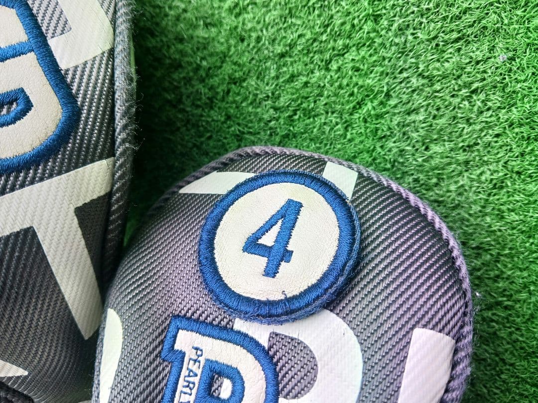 やーしよ様PEARLY GATES キャディバッグ ネイビー　ヘッドカバー3点