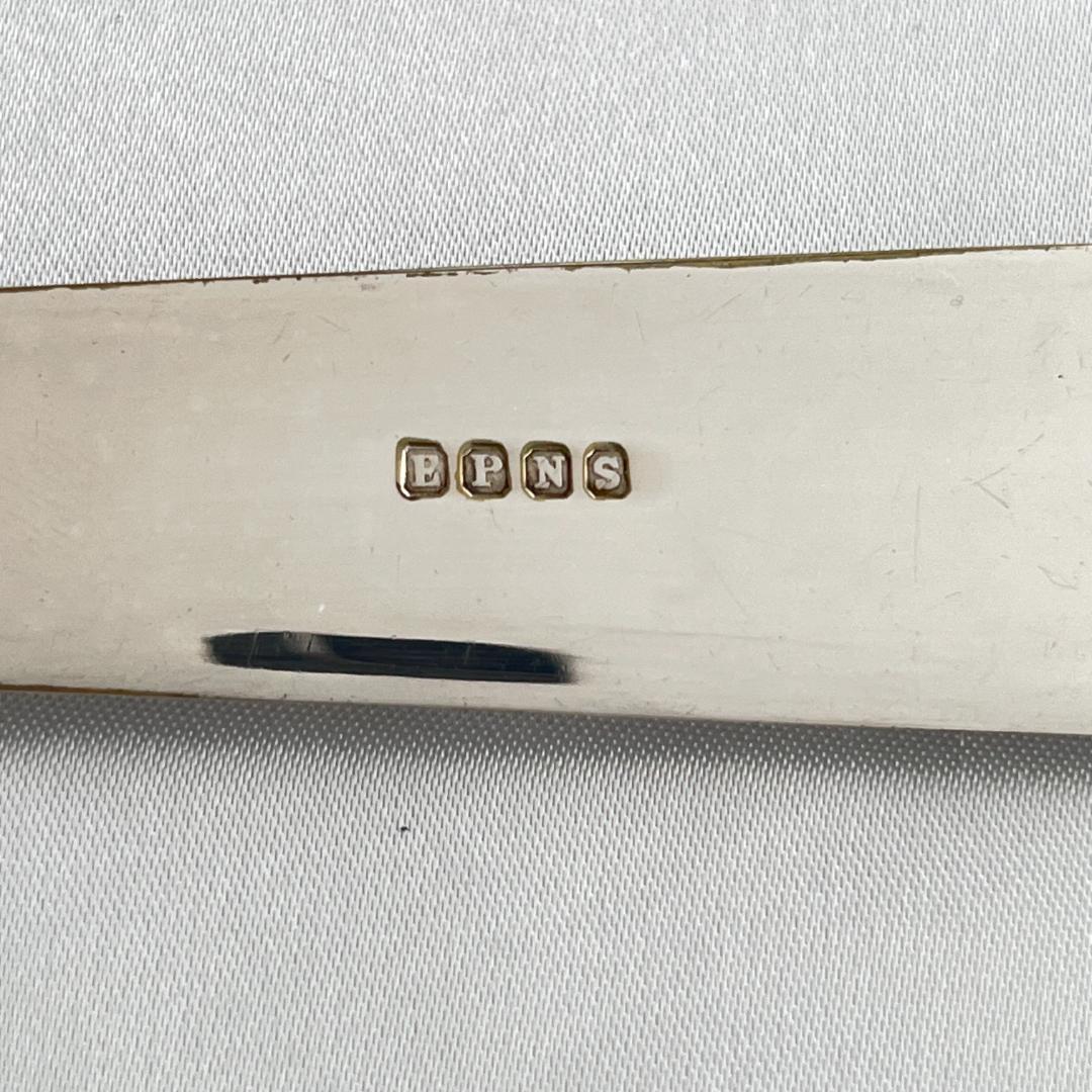 【英国】【白蝶貝】ロココのカトラリーセット ナイフ/フォーク 10本