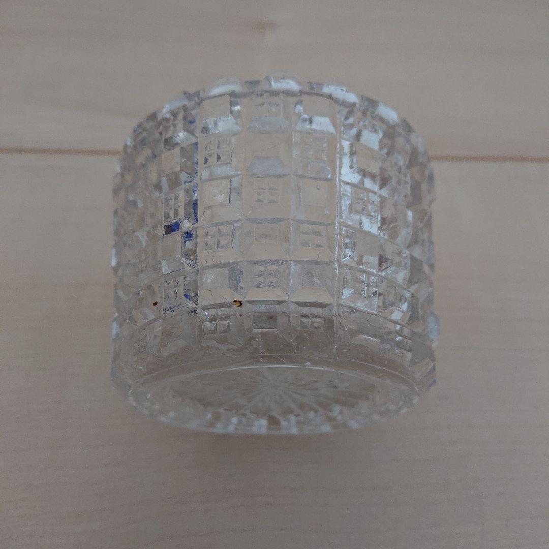 キャンディポット　シュガーポット　ボンボン入れ　プレスガラス　蓋物