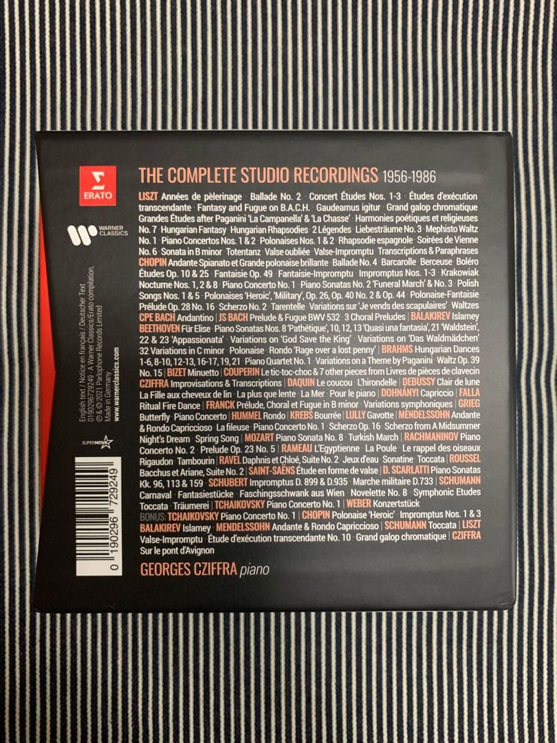 【美品】ジョルジュ・シフラ／スタジオ録音全集 1956-1986（41CD）