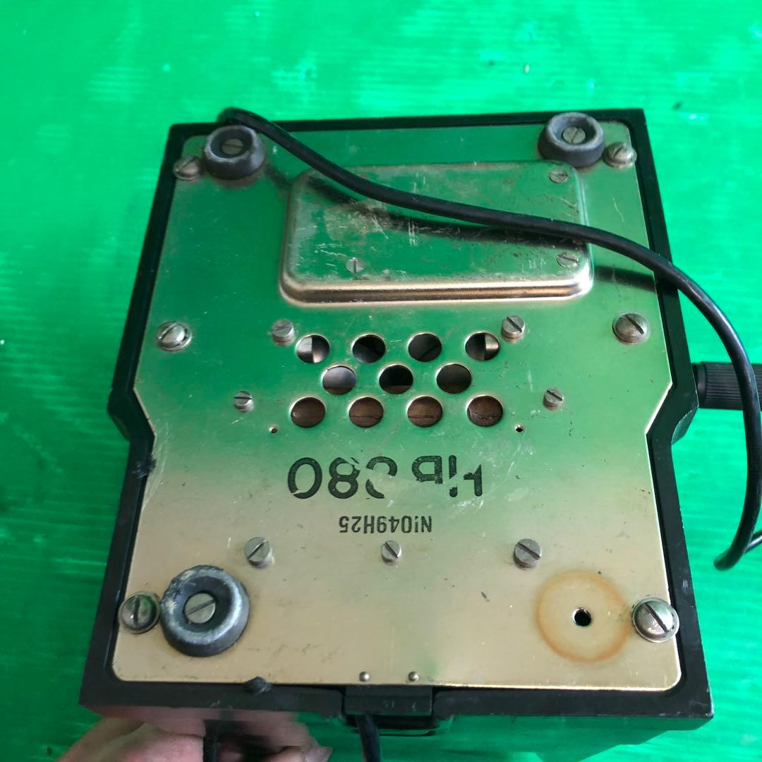 昭和レトロ アンティーク ダイヤル式電話 黒電話機 動作未確認 現状渡し