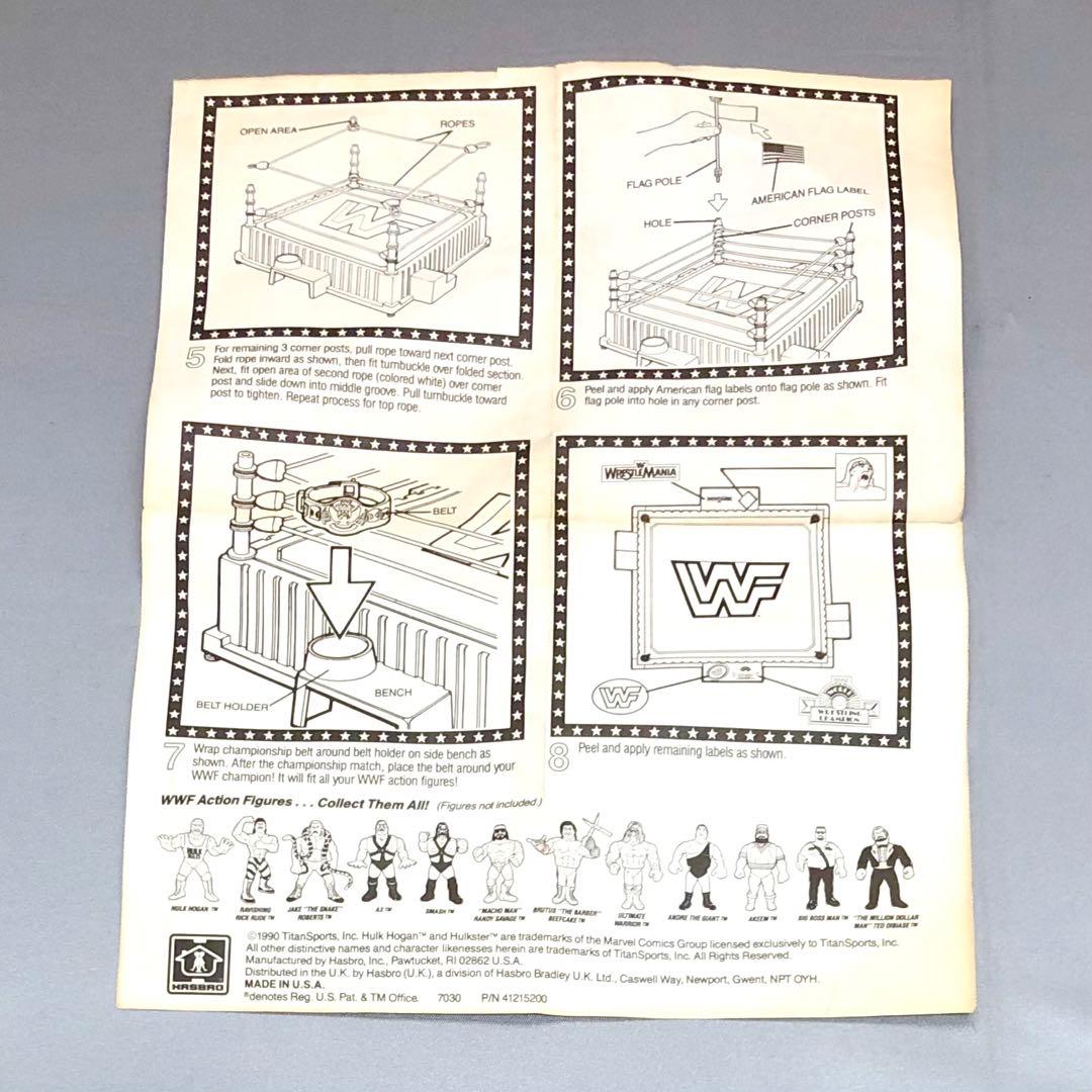 ハズブロ WWF ハルクホーガン他アクションフィギュア全12体 レスリングリング