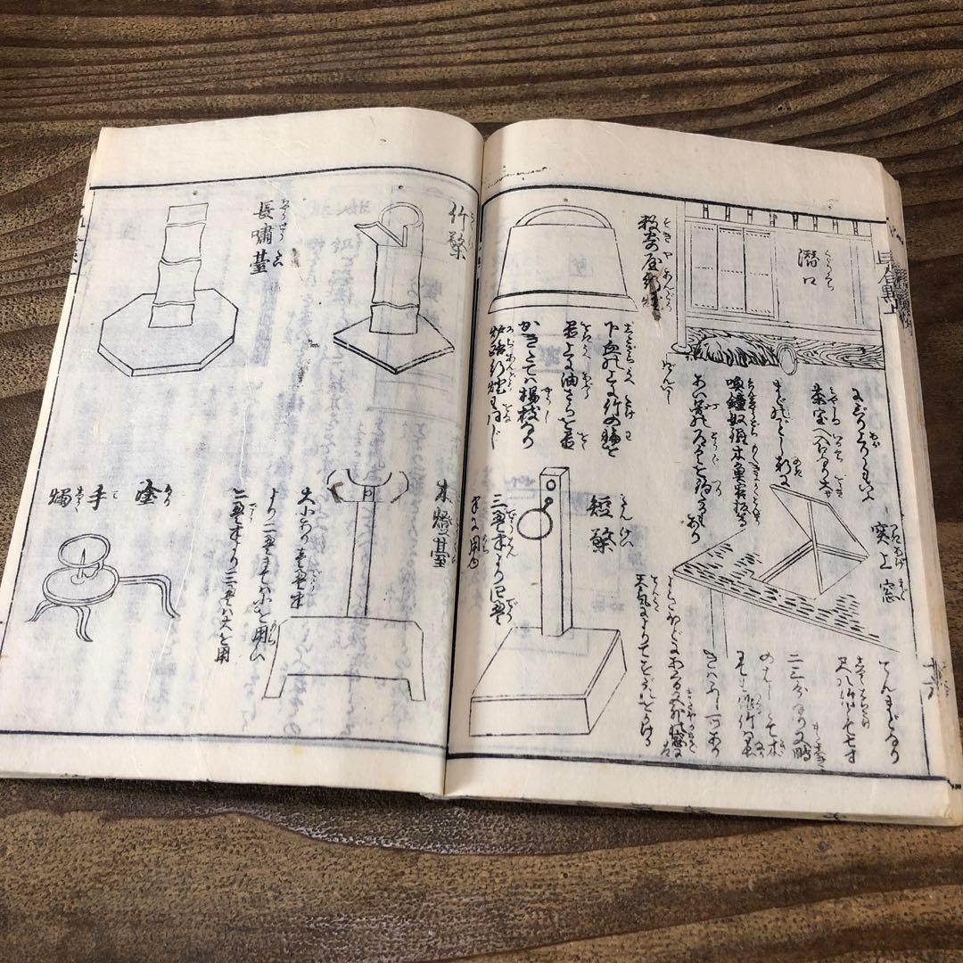 to8658 古い和本 茶道早合點 2冊 煎茶 茶経 絵入 骨董 中国 唐本古書