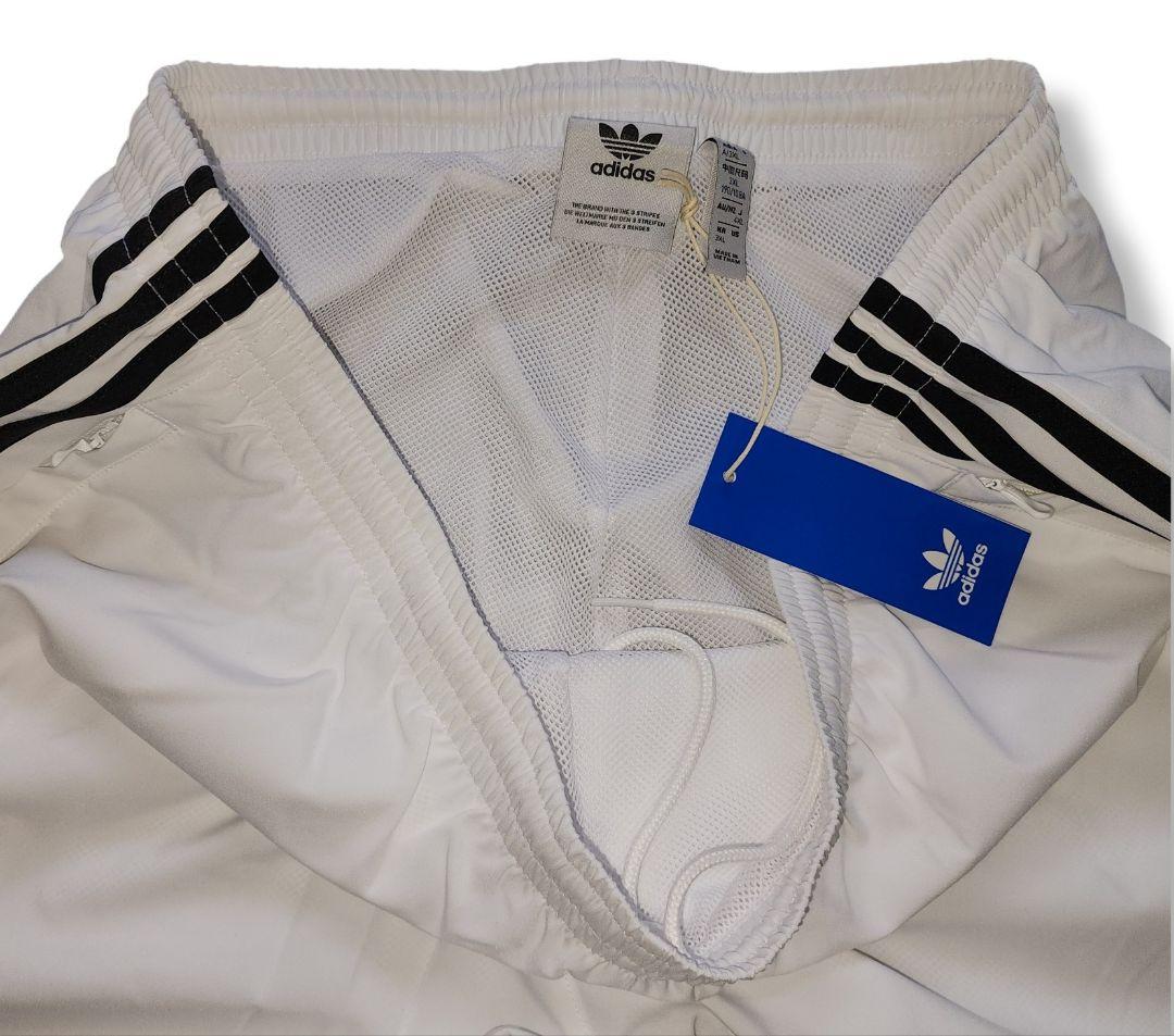 BIG 4XL adidas アディカラーチームガイスト トラックパンツ白