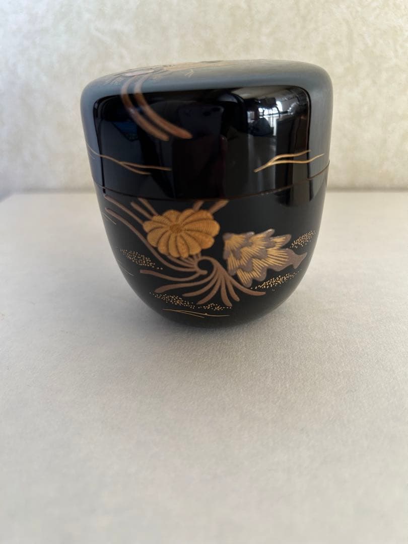 中棗 海松貝模様 付属木箱