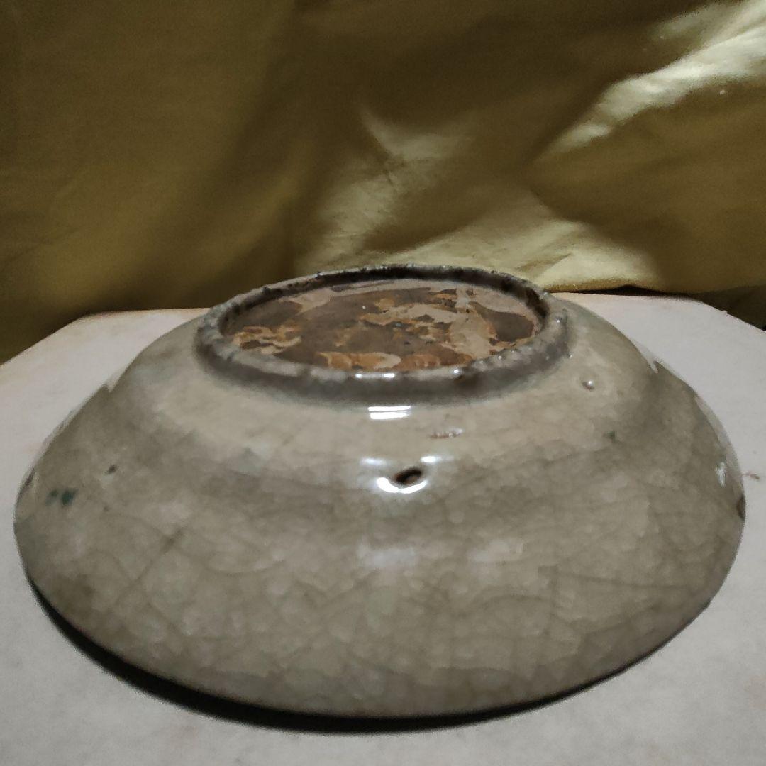 呉須赤絵　時代物　皿　骨董アンティーク