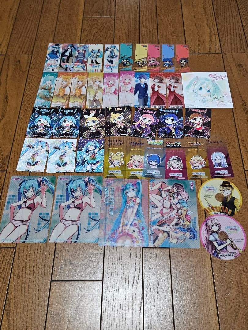 初音ミク　鏡音リン　鏡音レン　巡音ルカ　クリアファイル　パズル　特典　まとめ売り